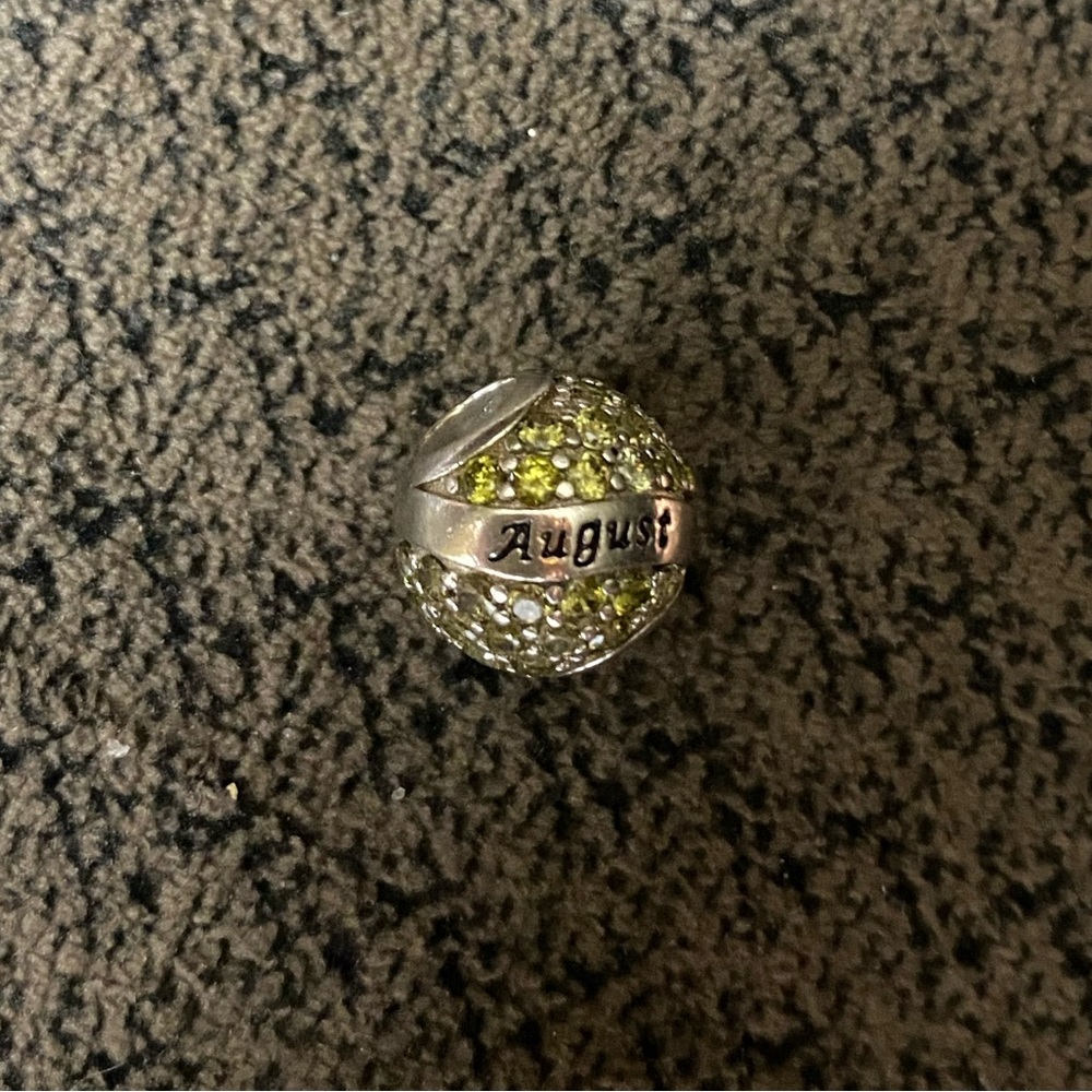 Pandora “August” Birthstone Round Charm